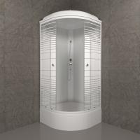 Душевая кабина Полосы 90*90 В (7 мест+сифон D50) Щ0000061848 Тритон фото в интернет-магазине Русалия