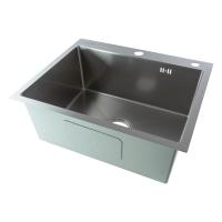 Мойка для кухни Fmark FSC5545L, сатин фото в интернет-магазине Русалия