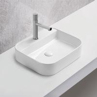 Раковина керамическая Vincea VBS-50550, 500*400*110, накладная, цвет белый фото в интернет-магазине Русалия