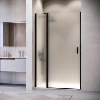 Душевая дверь RGW LE-004B 1300, стекло матовое-сатинат, профиль черный фото в интернет-магазине Русалия