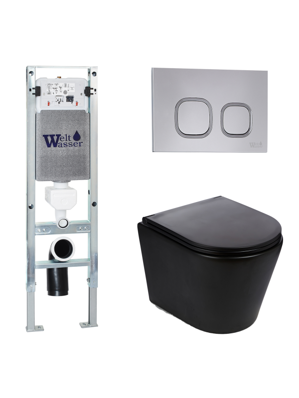 Комплект AMBERG 350 ST + SALZBACH 043 MT-BL + AMBERG RD-CR WeltWasser