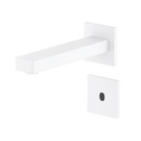 Смеситель для раковины встроенный, сенсорный Timo Selene белый матовый (2073/16SM) фото в интернет-магазине Русалия