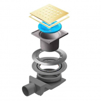 Точечный трап Pestan Confluo Standard 15х15 Drops Mask Gold (13000151) фото в интернет-магазине Русалия