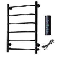 Полотенцесушитель электрический (лесенка) Тругор Пэк сп 6 80х50 см, черный Пэк сп 6/8050 черный ВГП фото в интернет-магазине Русалия