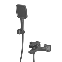 Смеситель для ванны с коротким изливом RUSH Thira (TR3635-44Grey) фото в интернет-магазине Русалия