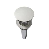 Донный клапан с керамической крышкой Vincea DBS-616MW, белая матовая крышка, без перелива фото в интернет-магазине Русалия