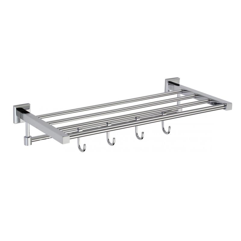 Полка для полотенец Savol S-509544, хром
