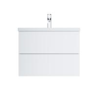 M90FHX07522WG GEM, База под раковину, подвесная, 75 см, 2 ящика push-to-open, цвет: белый, глянец Am.Pm фото в интернет-магазине Русалия