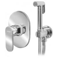 Гигиенический душ со смесителем встраиваемый Grocenberg GB1002CR, хром фото в интернет-магазине Русалия