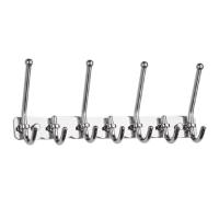 Планка с крючками для полотенец Haiba HB201-7, хром фото в интернет-магазине Русалия