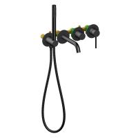 Смеситель встроенный для ванны с душем Timo Saona черный (2314/03YSM) фото в интернет-магазине Русалия