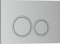 ESTI-O Клавиша смыва 246 х 165 мм, серый/хром матовый, пластик IBERICA BLANCA фото в интернет-магазине Русалия