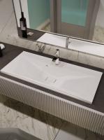 Раковина для ванной 80 см, Uperwood Elen, с декоративной накладкой для слива 291120423 фото в интернет-магазине Русалия