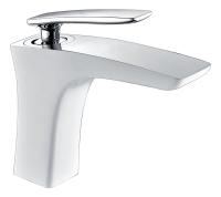 Смеситель для раковины Timo Helmi (4061/00-16F chrome/white) фото в интернет-магазине Русалия