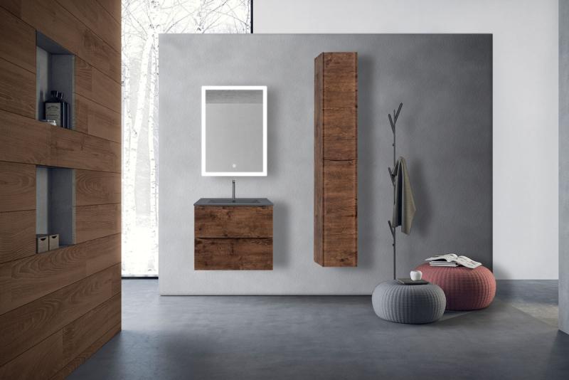 База под керамическую раковину Mia 600 подвесная, 2 выкатных ящика soft close, R.Wood Vincea