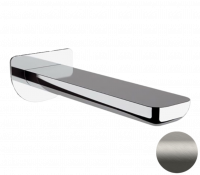 Излив настенный 18 см Remer Infinity 91INPO, никель матовый брашированный фото в интернет-магазине Русалия