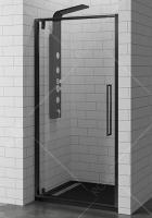 Распашная дверь для душа 80 SV-02B черная серия RGW фото в интернет-магазине Русалия