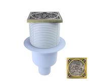 Душевой трап Bronze de Luxe 21986-57, бронза фото в интернет-магазине Русалия