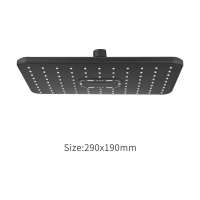 Верхний душ Rose RH32H, черный фото в интернет-магазине Русалия