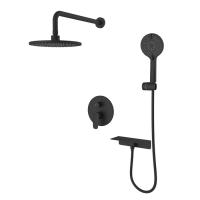 Душевая система скрытого монтажа с тропическим душем и ручным душем Milardo Rora (RORBL02M67) фото в интернет-магазине Русалия