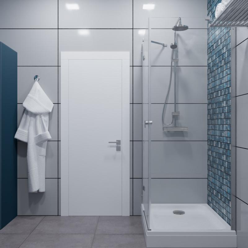 Душевой уголок «Брава-Хром» 120х80, прямоуг. низ. подд. (3 места+сифонD90мм) Тритон Щ0000054194