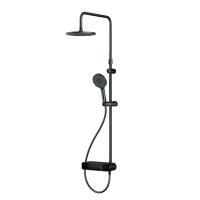 F0785A622 X-Joy, душ.система: см-ль-полка д/душа, душ.штанга, верхн. душ 220мм, ручн душ, черн. фото в интернет-магазине Русалия