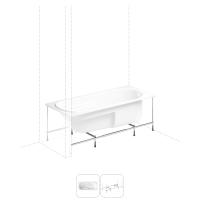 Акриловая ванна Bristol 170х75х45 в наборе 2 в 1: акриловая ванна, металлический каркас S1-35020070 Lavinia Boho фото в интернет-магазине Русалия