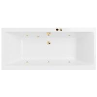 Гидромассажная ванна EXCELLENT Pryzmat 190x90 "SOFT" (золото) WAEX.PRY19.SOFT.GL фото в интернет-магазине Русалия