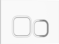 ESTI-Q Клавиша смыва 246 х 165 мм, белый глянцевый, пластик IBERICA BLANCA фото в интернет-магазине Русалия