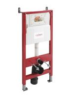 Инсталляция для подвесного унитаза, фронтальное управление для пневматической кнопки CEZARES CZR-201-P фото в интернет-магазине Русалия