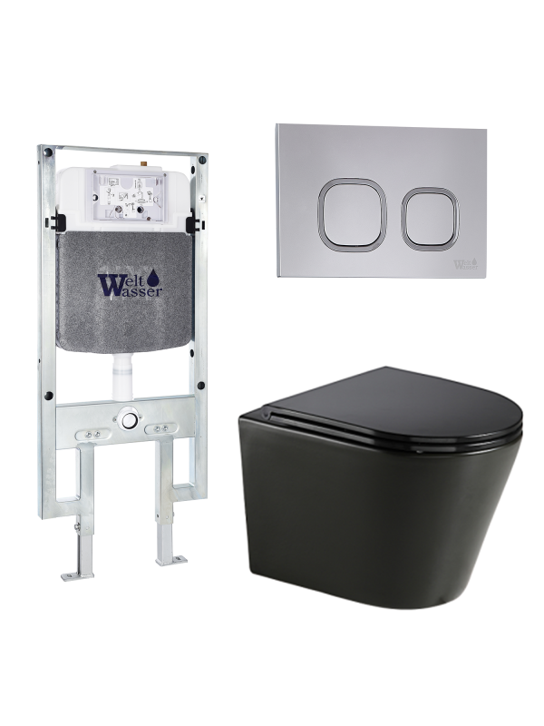 Комплект AMBERG 497 ST + SALZBACH 043 GL-BL + AMBERG RD-CR WeltWasser