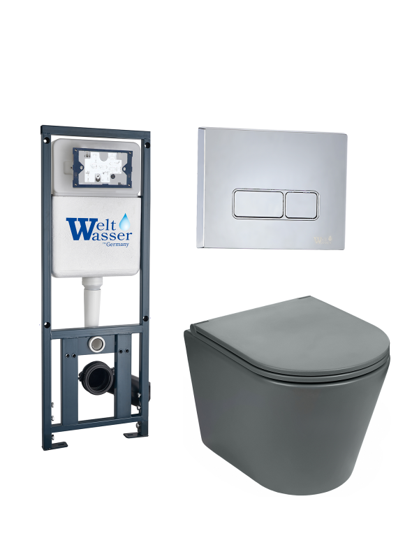 Комплект MARBERG 410 + SALZBACH 043 MT-GR + MAR 410 SE-CR WeltWasser