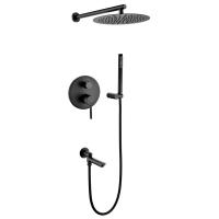 Душевая система встраиваемая Grocenberg GB5099BL-1, черный фото в интернет-магазине Русалия