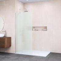 Душевая перегородка RGW WA-102 600, стекло матовое-сатинат, профиль хром фото в интернет-магазине Русалия