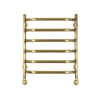 Водяной полотенцесушитель Лаура Плюс П6 500x600 АБР, античная бронза Domoterm фото в интернет-магазине Русалия