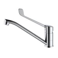 Смеситель для раковины с хирургической ручкой  Splenka S08.42, хром фото в интернет-магазине Русалия