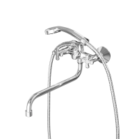 Смеситель для ванны с длинным поворотным изливом RUSH Sakhalin (SA5350-51) фото в интернет-магазине Русалия