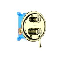 Смеситель для ванны (внешняя и скрытая часть) AQUATEK, полир. золото AQ1546PG КЛАССИК фото в интернет-магазине Русалия