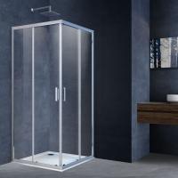 Душевой уголок Alpha VSS-3AL800CL, 800*800, хром, стекло прозрачное Vincea фото в интернет-магазине Русалия
