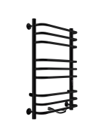 Полотенцесушитель электрический Brace Lux б/п (electro) 80/50 (таймер, скр.монтаж, унив.подкл.R/L, Черный муар) INDIGO LCBLE80-50BRRt фото в интернет-магазине Русалия