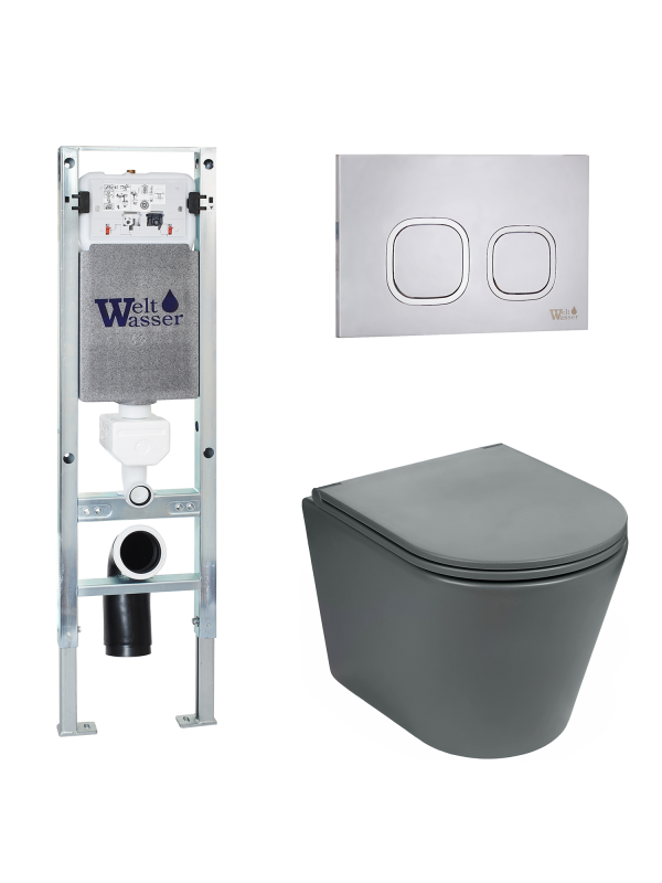 Комплект AMBERG 350 ST + SALZBACH 043 MT-GR + AMBERG RD-MT CR WeltWasser