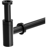 Металлический сифон для раковины, черный матовый S-LSQ01H Savol фото в интернет-магазине Русалия