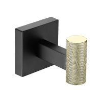 Крючок для ванной комнаты Rose RG3011H, золото/черный фото в интернет-магазине Русалия