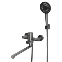 Смеситель для ванны с длинным поворотным изливом RUSH Melos (SUS1101-51Grey) фото в интернет-магазине Русалия