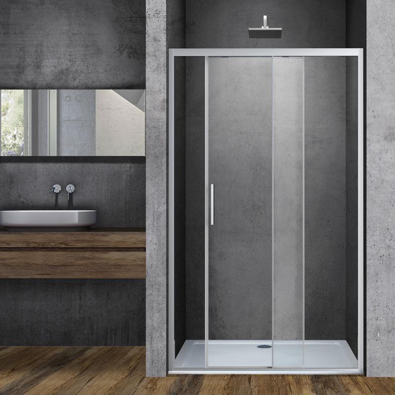 Душевая дверь Soft VDS-3SO140CL, 1400, хром, стекло прозрачное Vincea