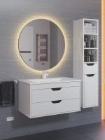 Зеркало для ванной с подсветкой Uperwood Modul 65*65, бесконтактный сенсор, антизапотевание, круглое, теплая подсветка 2949345680 фото в интернет-магазине Русалия