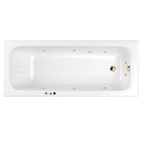 Гидромассажная ванна WHITECROSS Vibe 170x70 "SMART NANO" (золото) 0105.170070.100.SMARTNANO.GL фото в интернет-магазине Русалия