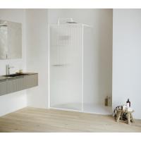 Душевая перегородка RGW WA-08W 900, стекло Ribbed (Ребристое), профиль белый фото в интернет-магазине Русалия