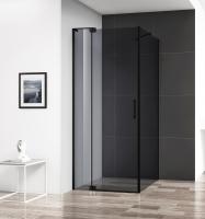 Душевой уголок CEZARES SLIDER-AH-1-100-80/90-GRIGIO-NERO фото в интернет-магазине Русалия