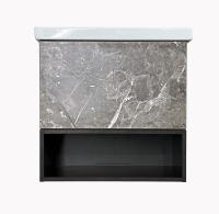 Тумба с раковиной Мальта 60 1 ящик/ниша PUSH Style Line фото в интернет-магазине Русалия